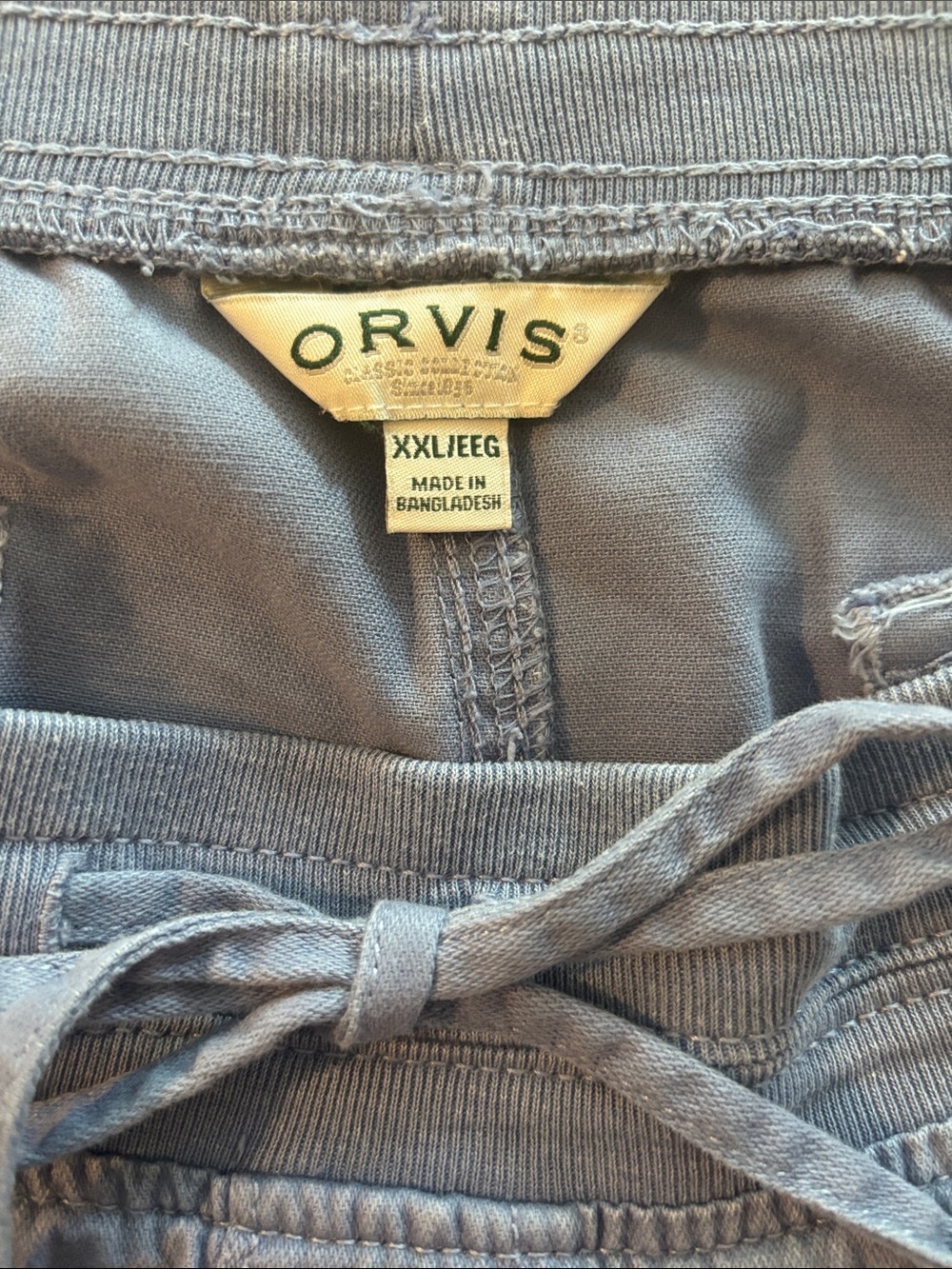 Orvis Women's Blue Drawstring Shorts - Picture 2 of 4